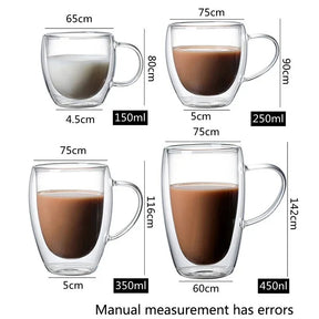 Kaffeetassen-Set Doppelverglasung